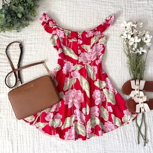 Floral Off-Shoulder Dress